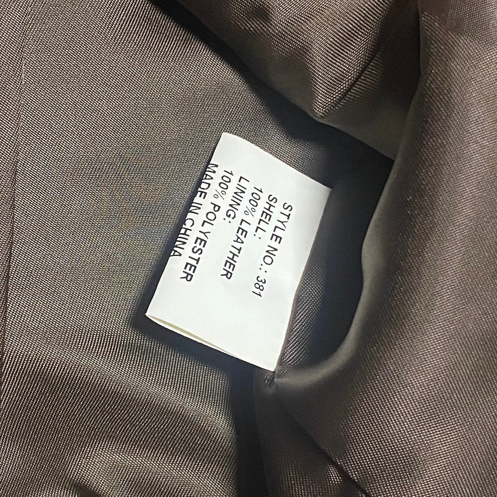 Cabi Brown 100% Leather XS Country Western Cowboy Rodeo Renaissance Faire Retro - Picture 3 of 5